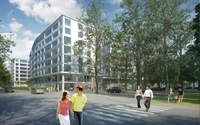 1/95 Gaston Investments wybuduje wg projektu AMC Chołdzyński osiedle z 408 lokalami w Warszawie