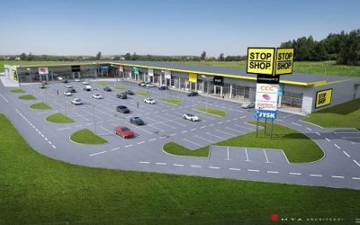Kons-Bud zrealizuje dla Immofinanz centra handlowe Stop.Shop w Kętrzynie i Mławie o pow. całkowitej ponad 8 tys. m2