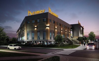 Instalbud Rzeszów rozpoczął rozbudowę o 7,2 tys. m2 centrum handlowego Hermes w Skarżysku-Kamiennej