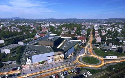 Tower Investments wybuduje w Jaśle wg projektu Mofo Architekci galerię handlową o pow. najmu 9,5 tys. m²