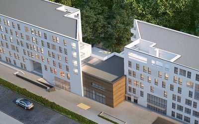 Mega wpostawi akademik Silver Rock w Gdańsku