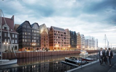 Granaria zabudowuje Wyspę Spichrzów w Gdańsku