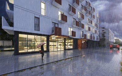 GREG Architekci zaprojektowali dla Aquaduktu aparthotel we Wrocławiu z 80 apartamentami