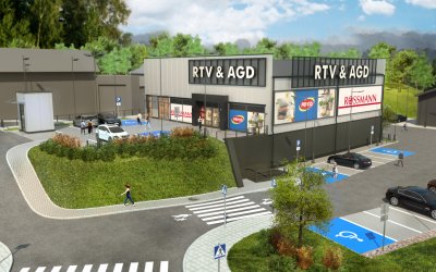 EDS rozpoczyna budowę centrum handlowego