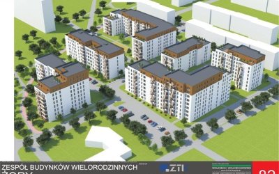 Władze Żor poszukują wykonawcy obiektu wielorodzinnego ze 135 mieszkaniami