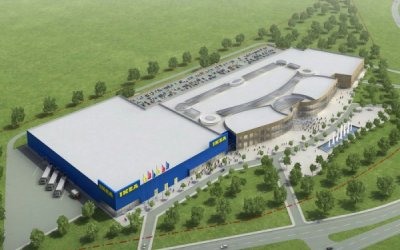KKBud is supervising construction of IKEA shopping center