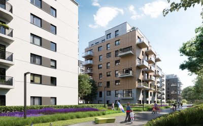 Unibep na budowie Famy Jeżyce  w Poznaniu