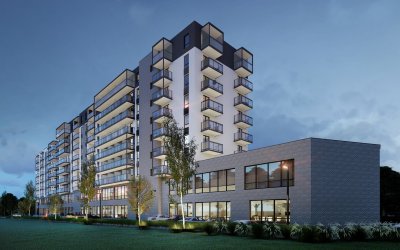 Fabet na budowie Modern Space w Warszawie