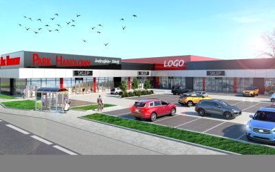 Konstrukcje Żywiec wykonują park handlowy