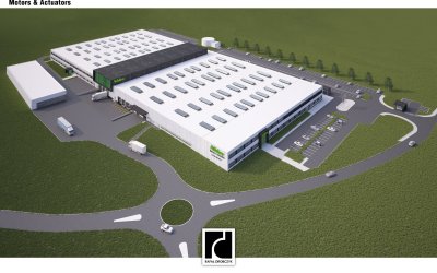 Strabag rozbudowuje o 7 tys. m² kompleks produkcyjny Nidec w Niepołomicach