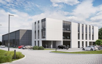 W.P.I.P. zrealizuje zespół biurowy w Sadach