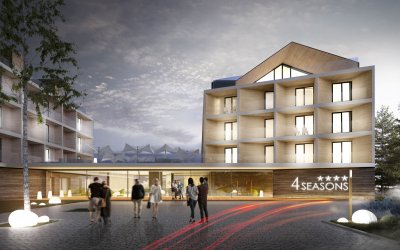 Q2 Studio projektuje dla Bonus Management kompleks hotelowy w Świeradowie-Zdroju ze 128 apartamentami