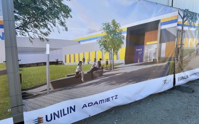 Adamietz wykona zakład produkcyjny Unilin o pow. 33 tys. m²