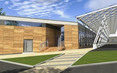 Baudziedzic rozpoczął na zlecenie Widamidu budowę centrum handlowo-komunikacyjnego w Łańcucie o powierzchni ok. 2 tys. m²