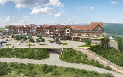 DLF Invest wybuduje we współpracy z ETC Architekci kompleks hotelowy z ok. 600 miejscami w Bałtowie