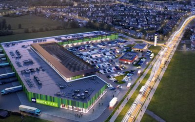 Real2B wybuduje wg projektu Mofo centrum handlowe Quick Park o pow. 14 tys. m² w Kępnie