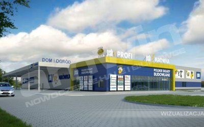 Amwin zrealizuje dla Duetu obiekt handlowy PSB Profi w Sępólnie Krajeńskim o pow. zabudowy ok. 3 tys. m²