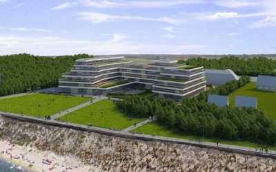 K Investment planuje wg koncepcji Dedeco budowę  w Trzęsaczu apartamentowca „Villa Hoff” ze 187 lokalami