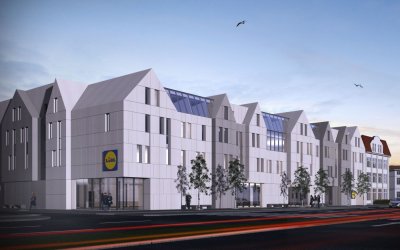 Moderna zrealizuje w Gdańsku za ok. 60 mln zł hotel Hampton by Hilton ze 100 pokojami i sklepem Lidl