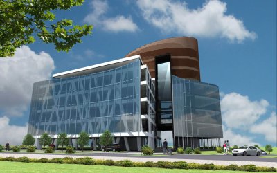 Pujan` Architecture projektuje dla PB Urbański biurowiec w Toruniu o powierzchni użytkowej 7 tys. m²