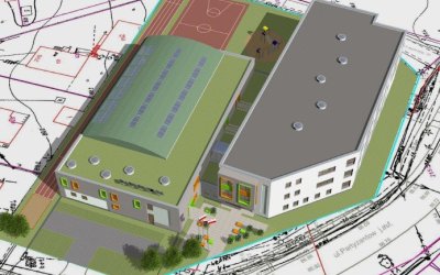 Władze Łomianek poszukują wykonawcy kompleksu dydaktycznego o pow. 6 tys. m² w Dąbrowie Leśnej