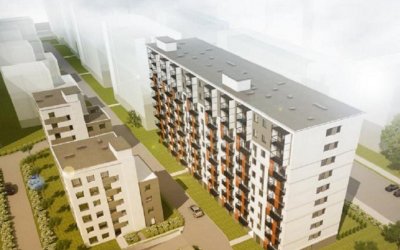 LC Corp planuje wg dokumentacji firmy FBT budowę kompleksu mieszkaniowego w Warszawie-Mokotowie