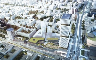 Sud Architekt przygotowali dla Xcity Investment koncepcję kompleksu Centralna Park w Warszawie o pow. ok. 100 tys. m²