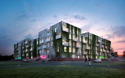 SPS Construction rozpoczął budowę na zlecenie WSD apartamentowca z ok. 140 mieszkaniami w Warszawie