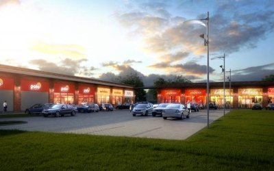 Air Projekt przygotował dla Artistic Trade budowę Parku Handlowego Mila o powierzchni 2,8 tys. m² w Nidzicy