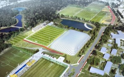 Legia planuje wg dokumentacji Estudio Lamela budowę centrum sportowo-hotelowego w Sulejówku