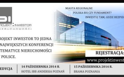 W październiku w Poznaniu odbędzie się konferencja „Projekt Inwestor”