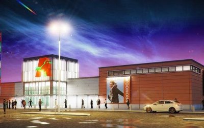 Centrum handlowe Auchan w Gdańsku zostanie zmodernizowane i rozbudowane o 5 tys. m² wg projektu Tremend