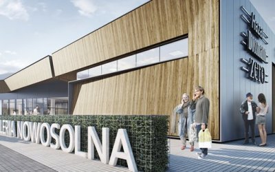 Galeria Nowosolna planuje wg projektu biura Archi-dea realizację w Łodzi centrum handlowego o pow. 4 tys. m2